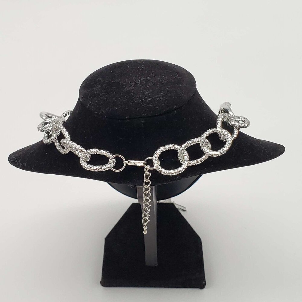 Authentic Louis Vuitton Silver New Padlock&Key w/Unbranded Silver PlatedNecklace - Picture 3 of 6